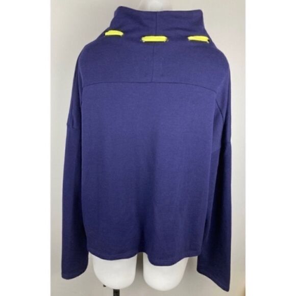 Fabletics blue Dominique pullover sweatshirt - Picture 2 of 7